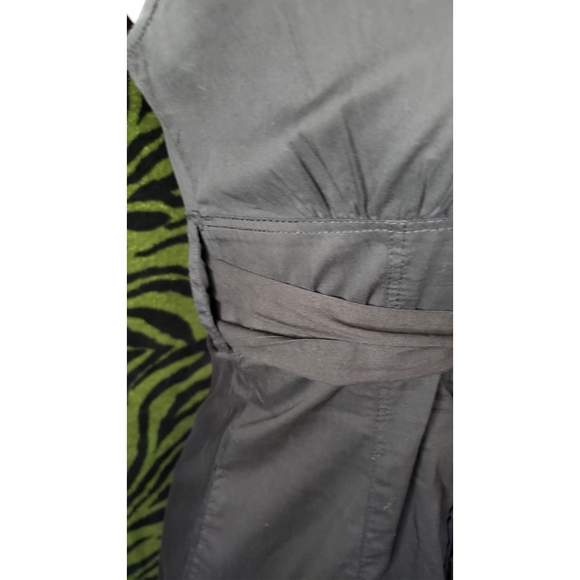 F21 Black collared button up s/s dress size S - Picture 5 of 10